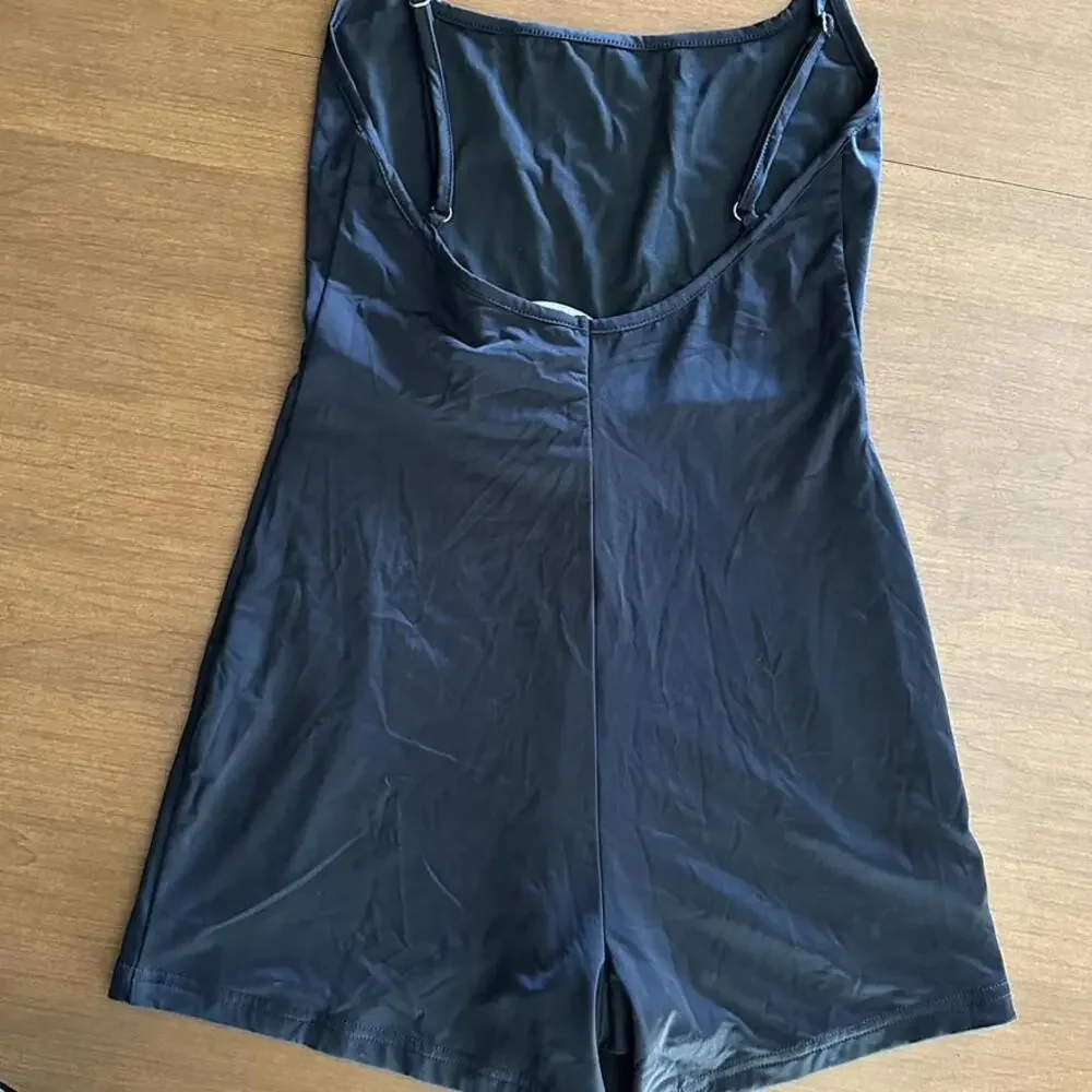 Princess Polly Janea Workout Romper Black - Size US 4/AU 8 (NWT) - Picture 8 of 12